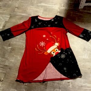 Reindeer Holiday Tunic